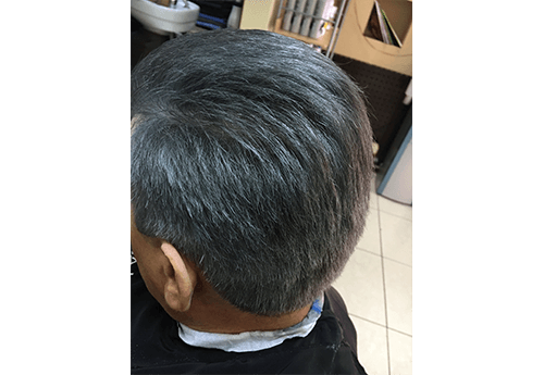 Покраска седых волос у мужчин фото до и после