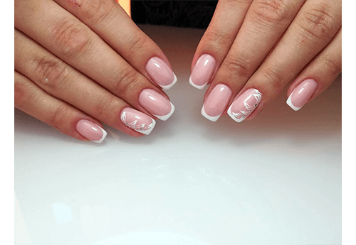 Маникюр френч, фото