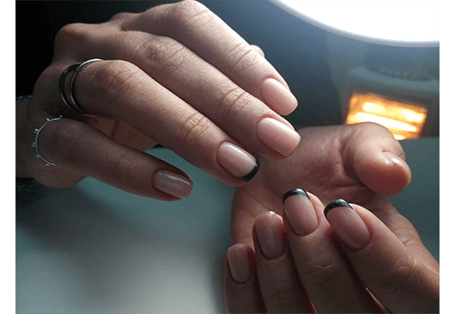 Маникюр френч, фото